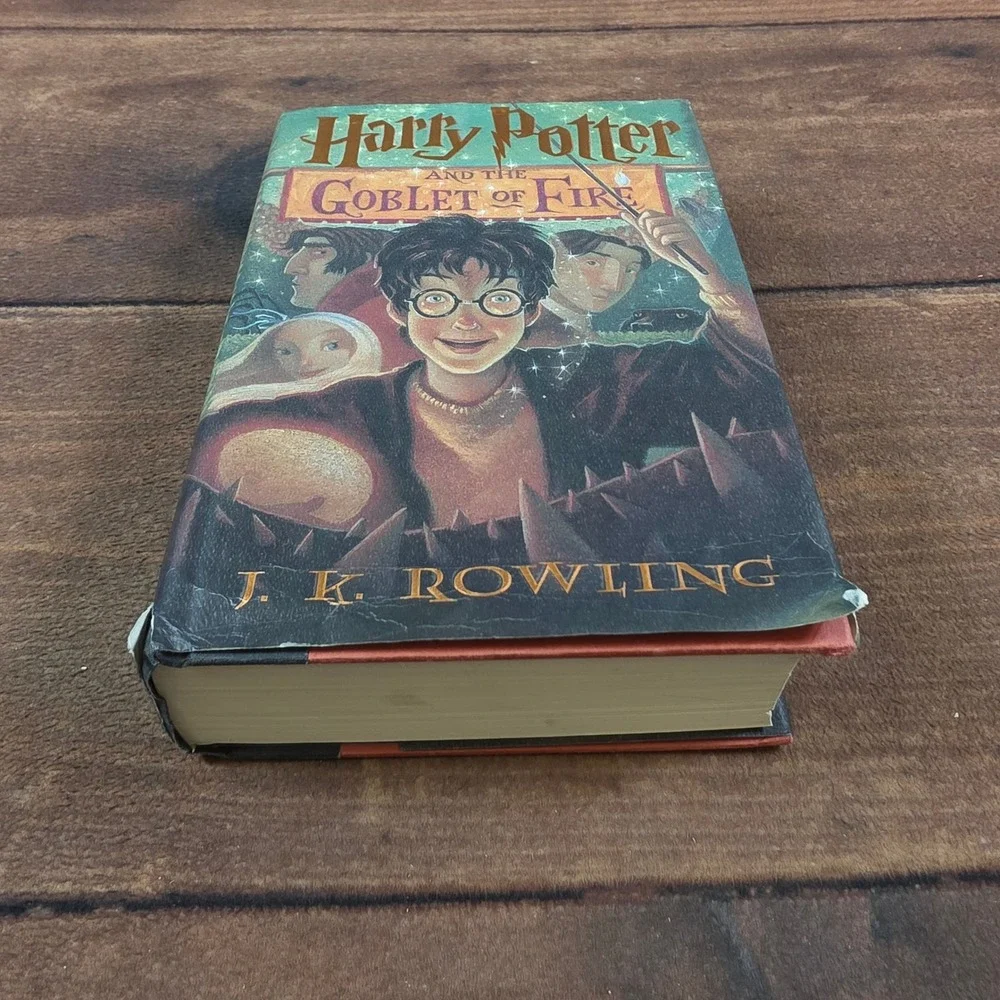 Scholastic Harry Potter Goblet of Fire Hardcover OS Multi Good First Edition